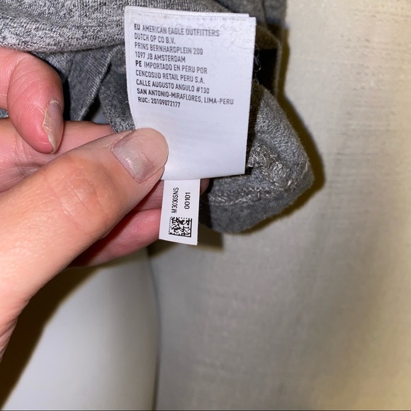 Men’s American Eagle outfitters Gray Henley T-shirt large - Picture 10 of 15